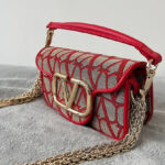 Valentino Small Loco Toile Iconographe Shoulder Bag